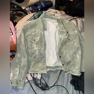 size Large La miel button up jacket new without tags